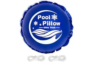 ranwin 4 x 4FT Pool Pillows for Above Ground Pools, 0.4mm Thicker PVC Winterize Pool Closing Kit, Durable Pool Cover Air Pillow Kit for Winter to Support Covers, Rope Included
