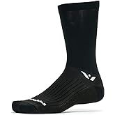 Swiftwick- PERFORMANCE Crew Cycling Socks, USA Made, Max Durabiltiy, Moisture Wicking Socks