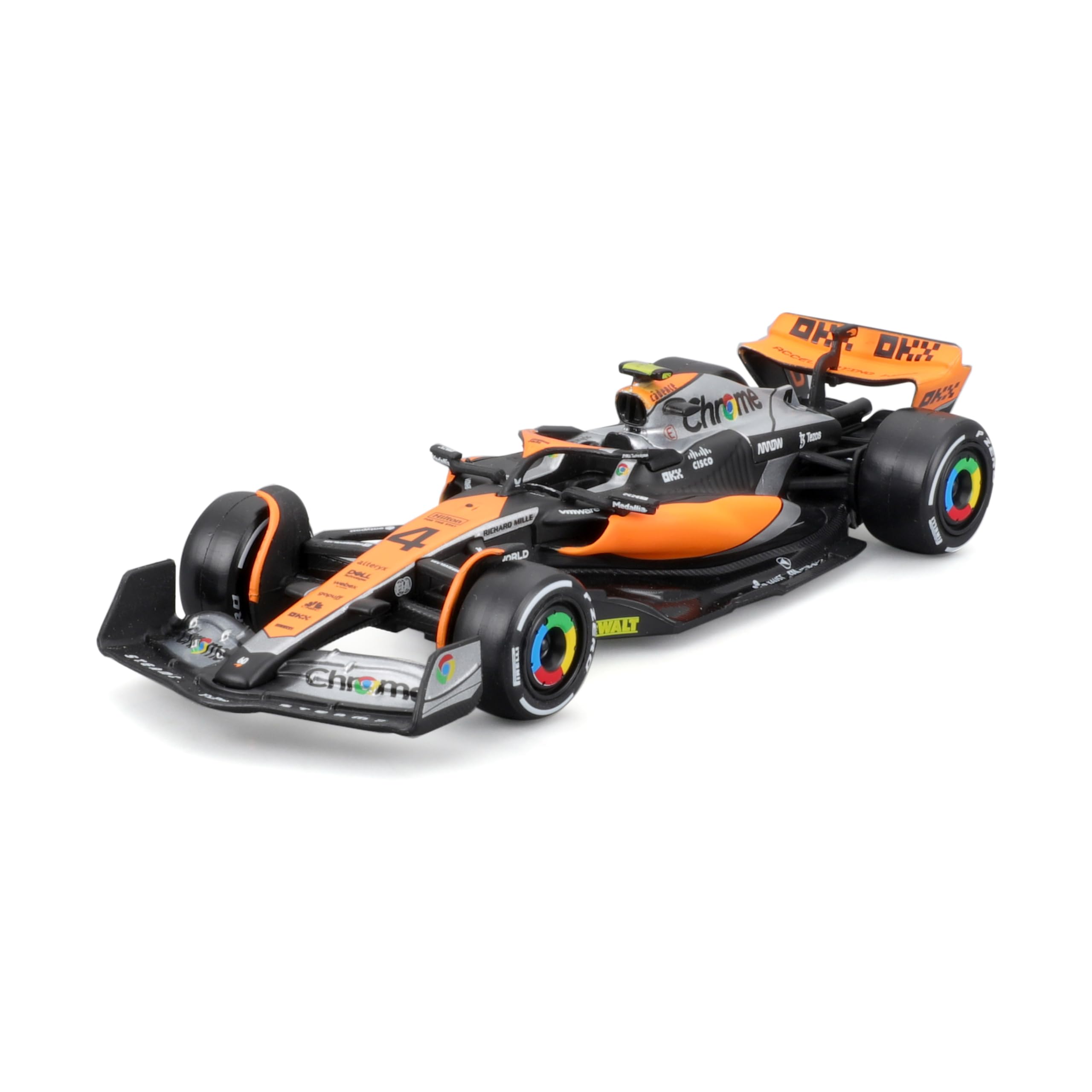 Bburago Formula 1 MCLAREN MCL60 2023 NORRIS 1:43 Scale Die-Cast Collectible Race Car