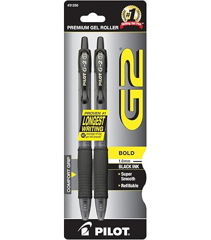 ピロぺ Amazon.com: Pilot G2 Premium Gel Roller Pens, Ultra Fine
