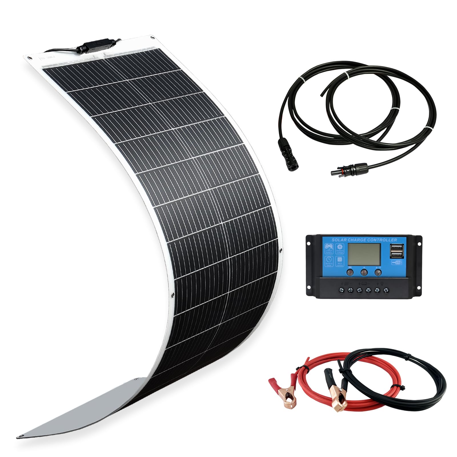 Mua XINPUGUANG 100W Flexible Solar Panel 12V System kit 10A Charge ...