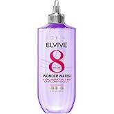 L'Oreal Paris Elvive Hyaluron Plump Flash Hydration Wonder Water Hair Rinse, 8 Second Hydrating Hair Care Treatment for Soft, Shiny Hair, 6.8 Fl Oz