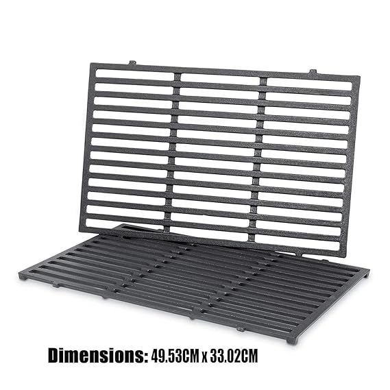 Bar. b.q.s Replacement Parts für Weber Genesis S310, S320, E310, E320, EP310 und EP320 (Cast-Iron Cooking Grid)