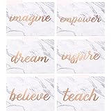 Best Paper Greetings 12-Pack Decorative File Folder Set - 6 Inspirational Designs, Letter Size with 1/2 Inch 1/3 Cut Top Memory Tab, File Filing Organizers - 11.53 x 9.05 Inches