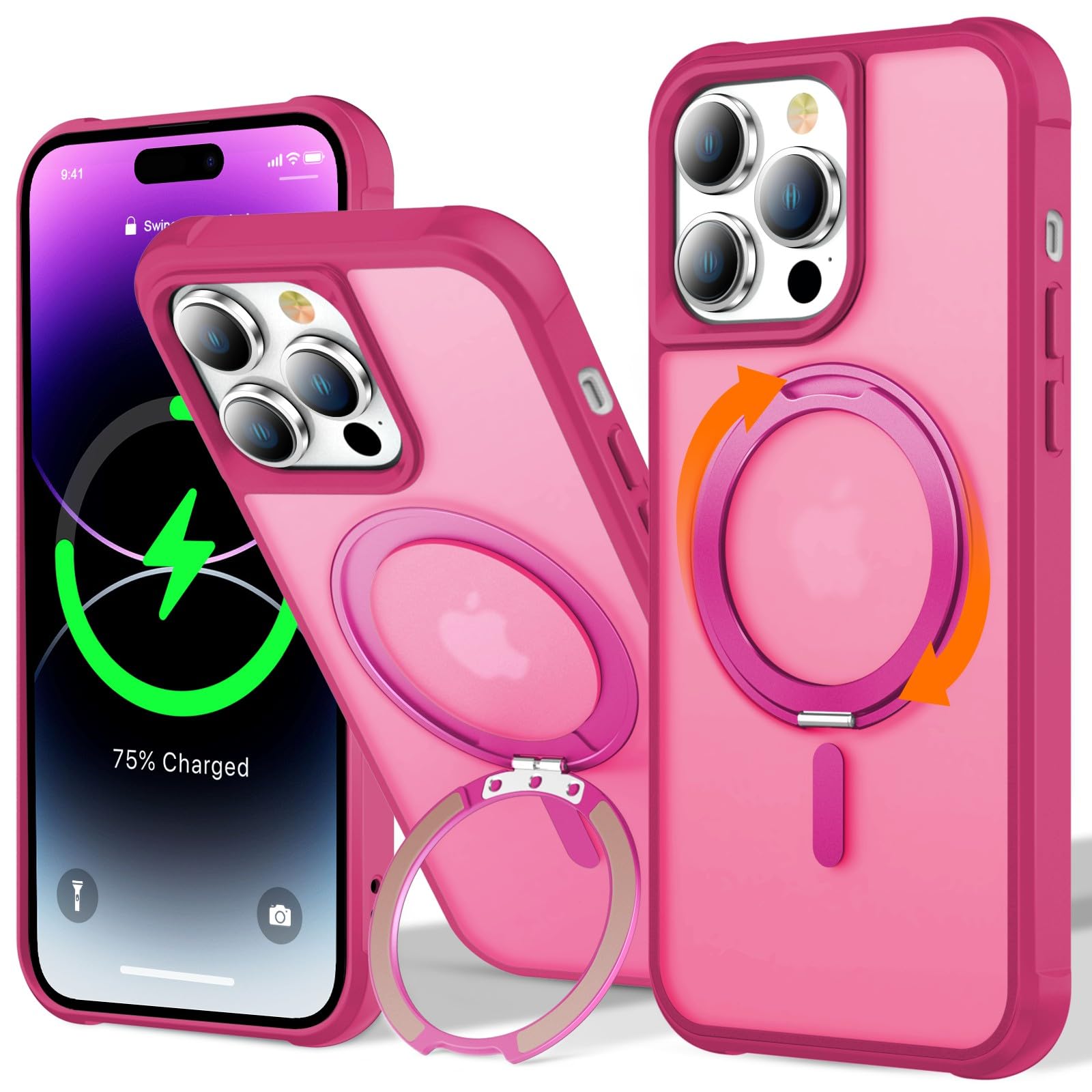 UMIONE 360° Rotatable Magnetic Ring Design for