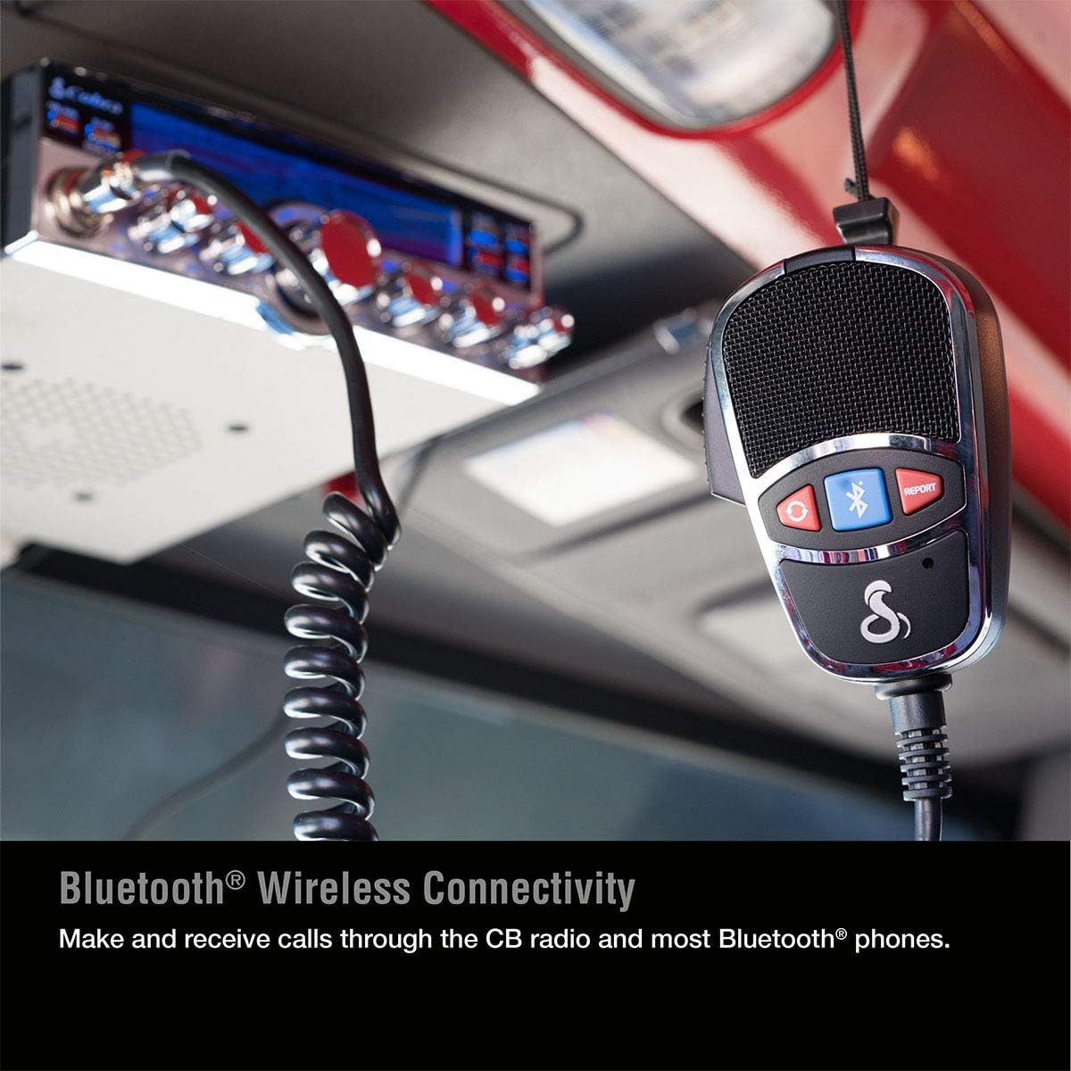 Cobra 29 LX MAX Smart Professional CB Radio - Emergency Radio, Travel Essentials, Bluetooth Legal Hands Free, iRadar App Integrated, 4-Color LCD, NOAA Alerts, Rewind-Say-Again, Black & Silver
