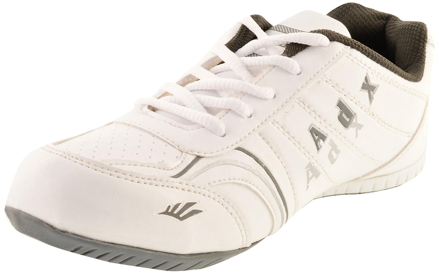 Buy Aone Shoe Men's White And Grey Synthetic Tennis Shoes 6 UK at Amazon.in