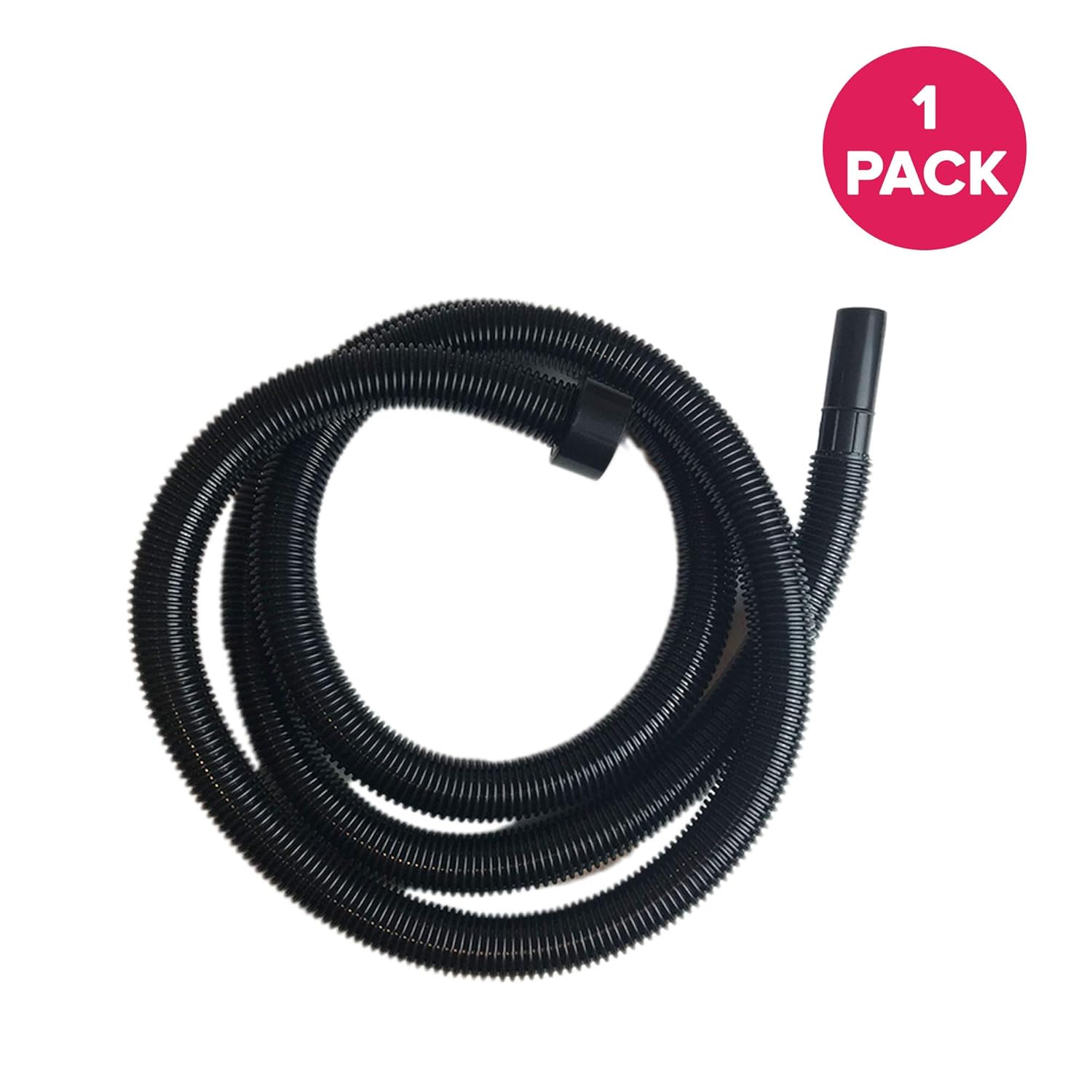 Think Crucial Replacement Vacuum Hose Compatible with Shop-Vac 10 Foot Hose (Stretches to), Fits Vacuum Models with 2-1/4 Inch Openings – Bulk (1 Pack)