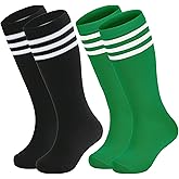American Trends Kids Toddler Soccer Socks Softball Baseball Football Girls Boys Long Tube Knee High Socks