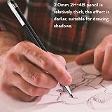 Nicpro 6 PCS Art Mechanical Pencils Set 0.3 0.5 0.7 0.9 mm with 2mm Lead Holders view 8