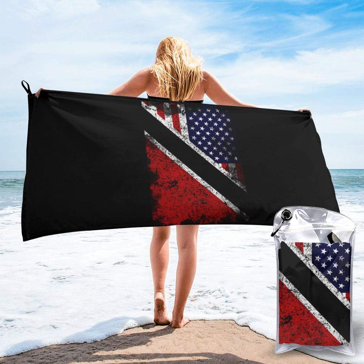 LIN American Trinidad Flag Microfiber 31.5"" X63 Family