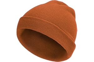 LEAZEAL 100% Merino Wool Beanie for Kids Toddlers 2-6, Double Layer Knit Beanie Boys Girls Winter Hats Ski Toque