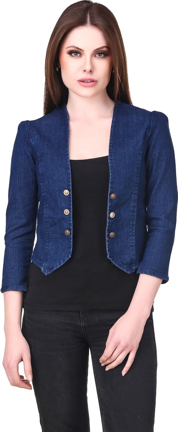 westa clothing denim shrugs for women
