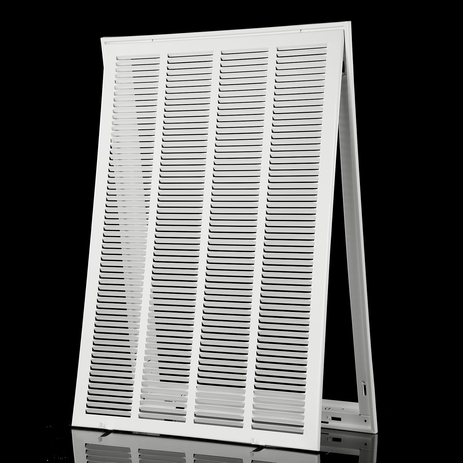 Photo 1 of 14x30 Return Air Grille [Duct Opening Size] Return Vent Cover for Wall or Ceiling,Steel Return Air Grill Removable Face/Door for 1 inch Filters(14"W x 30"H [Duct Opening])