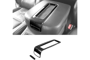 RAZPOY Carbon Fiber Center Console Armrest Box Storage Trim Cover Compatible with Chevy Silverado/Suburban/Avalanche/Tahoe/GM
