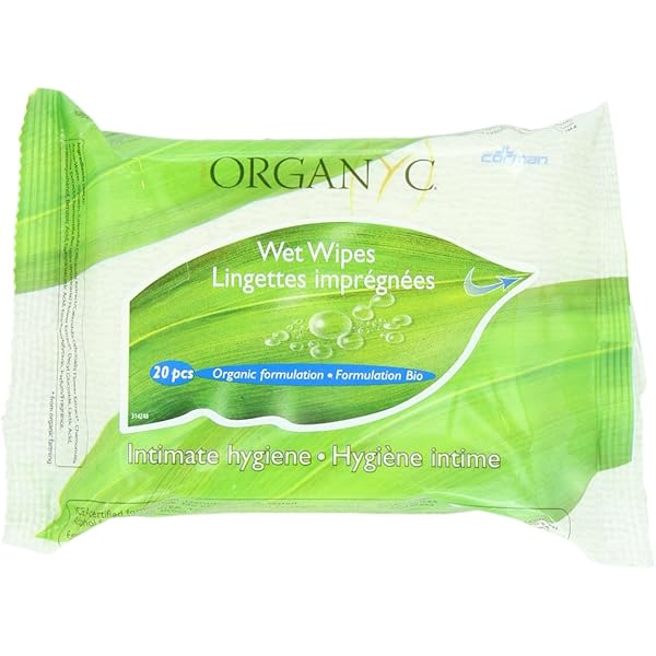 Amazon Com Organyc 100 Organic Cotton Feminine Hygiene Wipes 20 Count Packages Pack Of 6 Health Personal Care
