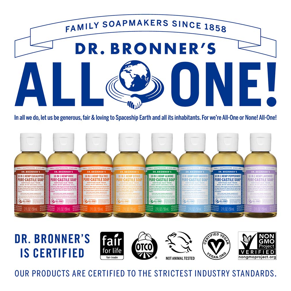 Dr. Bronner’s PureCastile Liquid Soap (Baby Unscented