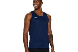 TLRUN Men's Running Tank Top Ultra Lightweight Marathon Singlet Shirts Dry Fit Workout Sleeveless T-Shirt