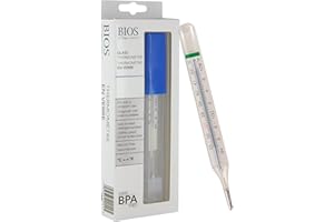 BIOS Diagnostics Glass Thermometer , 1 count