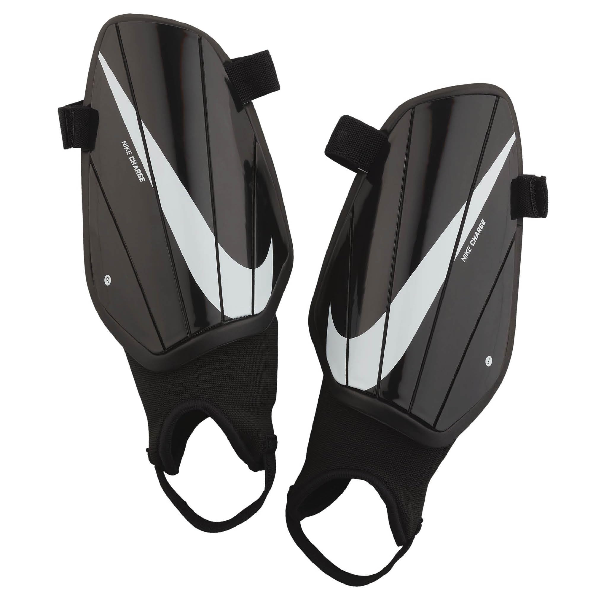 NIKE Men's Nk Chrg Grd Shin Guards, black/Black/(white), M UK