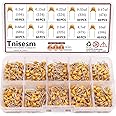 Tnisesm 600 Pcs 10Value Ceramic Capacitor Assortment Kit 0.1uf-10uf DIP Monolithic Multilayer Chip Capacitors in a Box Tn-19-
