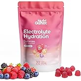 NutriGamot Electrolyte Hydration Gummies Sugar Free | Mixed Berry Flavor - 5 Essential Electrolytes for Runners, Post-Workout Recovery & Endurance – Energy Support Chews, Great Taste, 60 Gummies