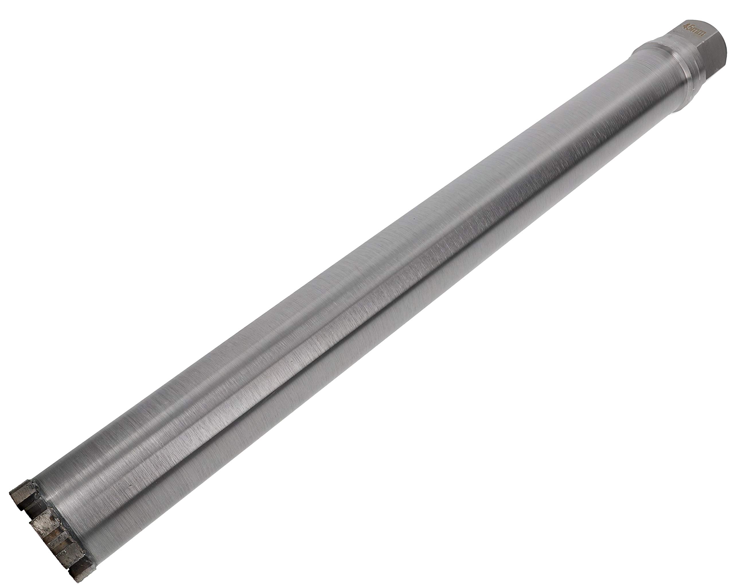 PRODIAMANT Diamond Laser Core Drill Bit ø 45 mm wet drilling Concrete Reinforced Concrete Masonry Mounting 1 1/4 inch UNC