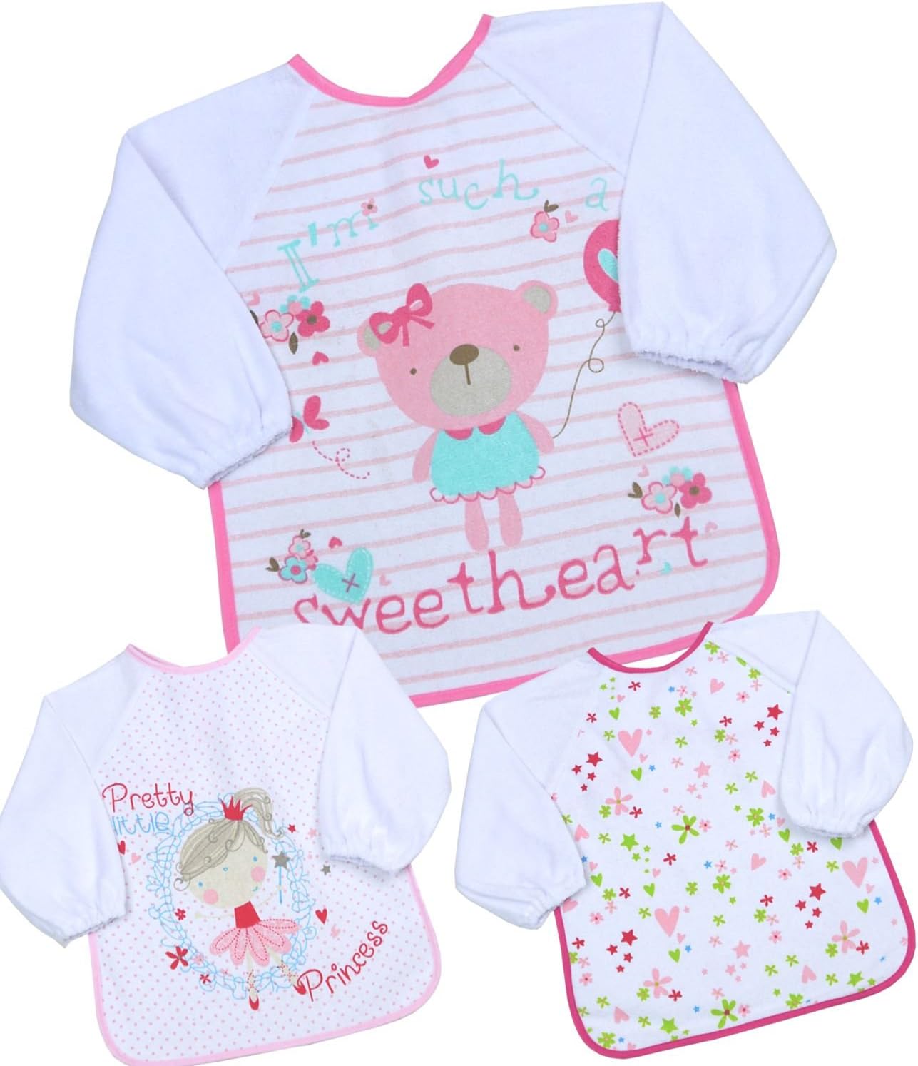 plastic bib with sleeves