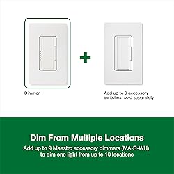 Lutron Maestro LED+ Dimmer Switch for Dimmable