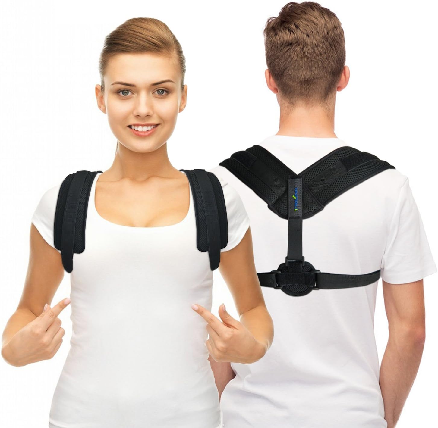 tutore per la postura della schiena per gli uomini sotto i vestiti