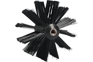 AOGYikang 4” Chimney Brush Head - Heavy-Duty Cleaning Tool, 4-Inch Cleaning Brush Head for Fireplace, Vent Pipe