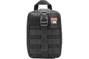 TIGRETT OUTDOORS LLC Ham Radio Go Bag with Tear-Away Hook and Loop Back - Molle Compatible, Multi-Pocket Design for Radios, Cables, and Gear - Great for Radio Bugout Bag and Survival Kit