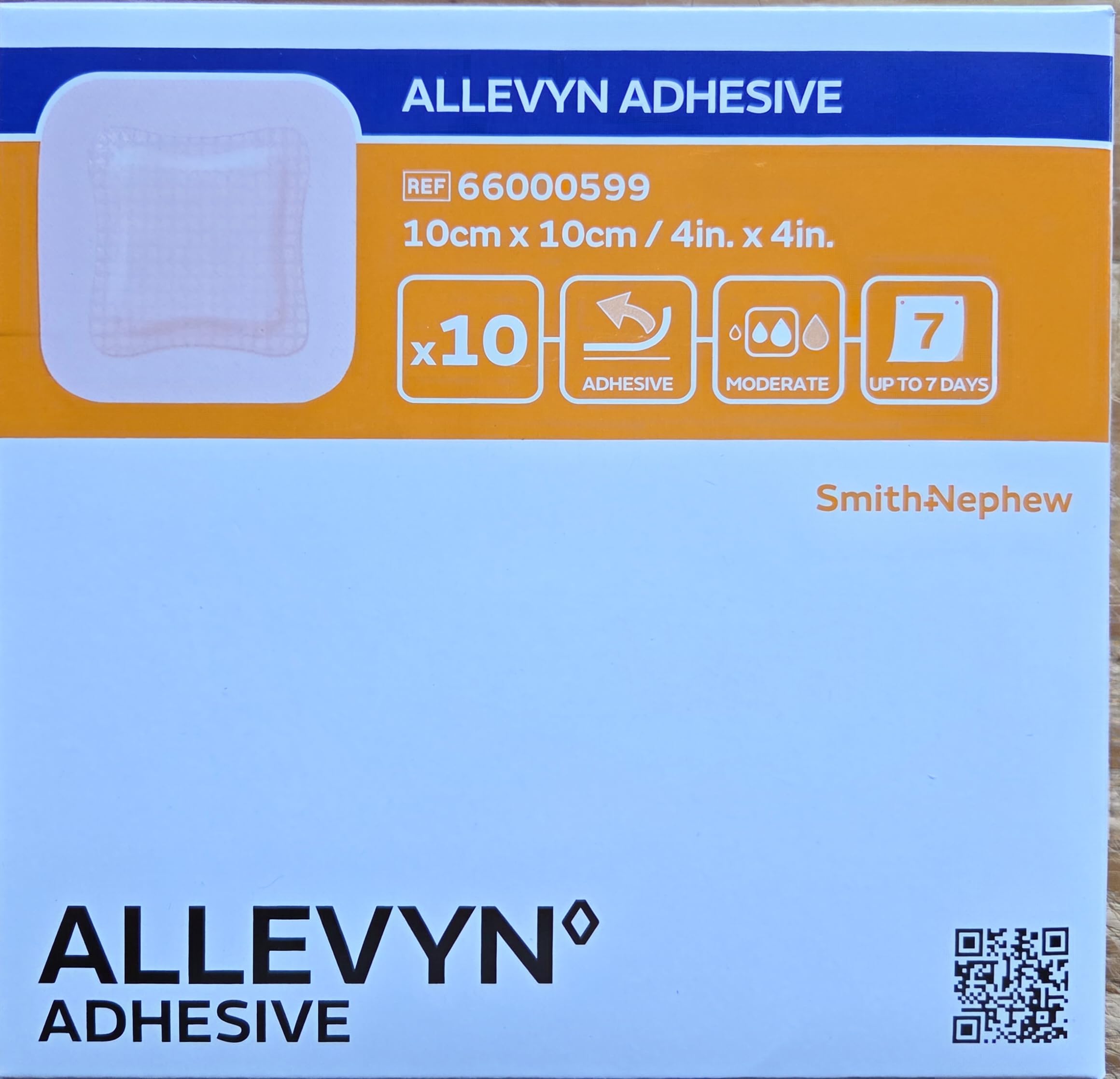 Allevyn Adhesive Dressing 10cm x 10cm (x10)