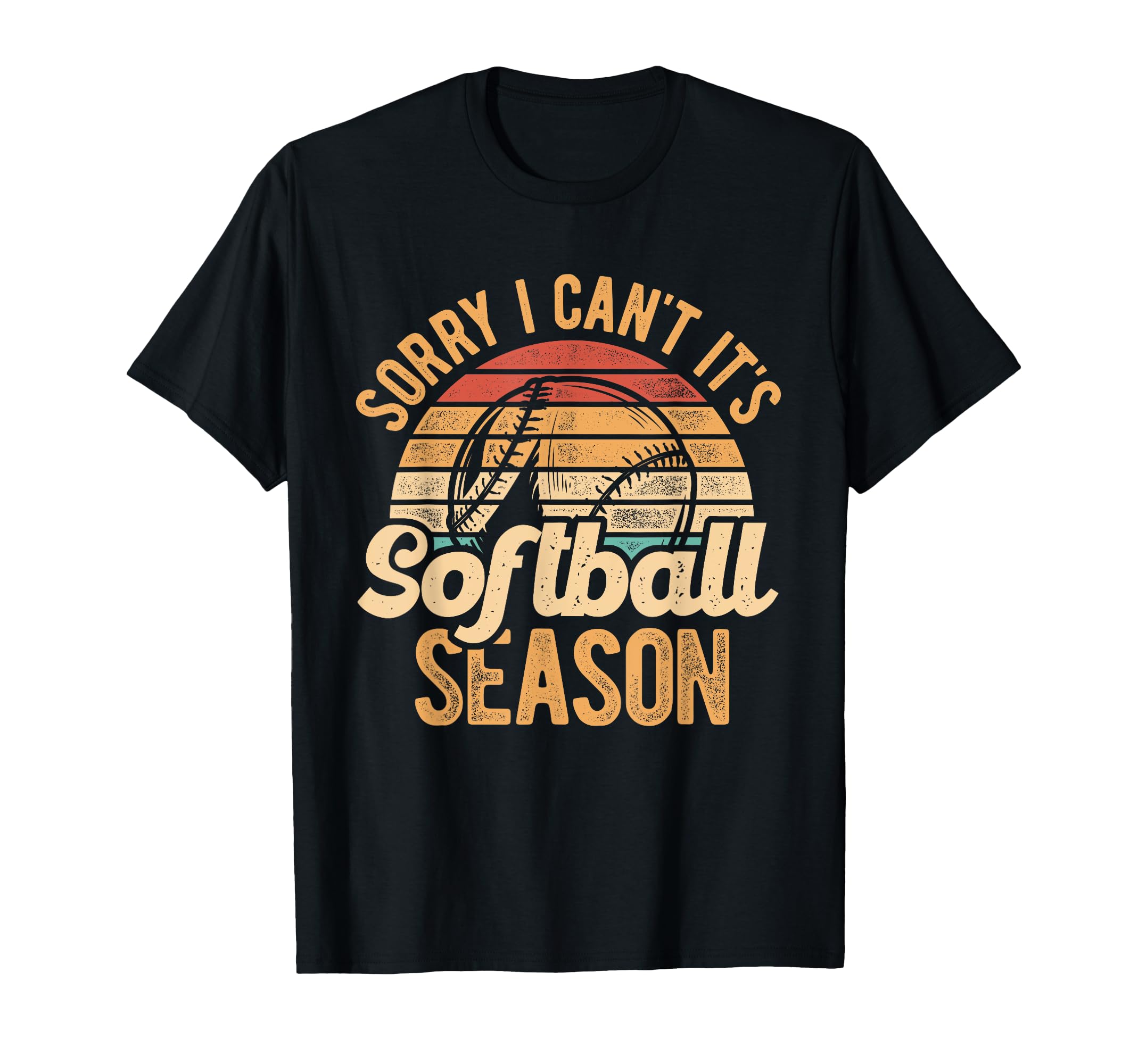Photo 1 of Sorry I Can't It's Softball Season Softball Player Softball T-Shirt XL/BURGUNDY 