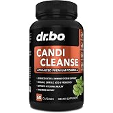 Candi Cleanse Support Supplement Pills - Gut Support Supplements for Women &amp; Men, Extra Strength Black Walnut Wormwood Probiotic Complex Cleanser - Natural Oral Herbal Oregano &amp; Caprylic Acid Capsules