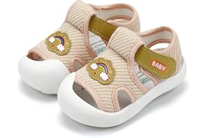 OAISNIT Baby Girls Boys Sandals Summer Sneakers Non-Slip Lightweight Beach Water Shoes Toddler First Walkers