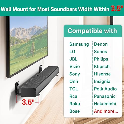 Soundbar Bracket Samsung Soundbar Compatible With Lg Tv Universal