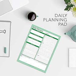 Gazelle Daily Planner To Do List Notepad with 24