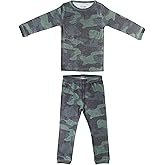 Copper Pearl Two Piece Long Sleeve Toddler Pajamas PJ Sets for Boys and Girls - Adorable Pattern Pajamas, Breathable Fabric to Keep Cool While Sleeping, Sizes 12 Months to 5T - Hunter