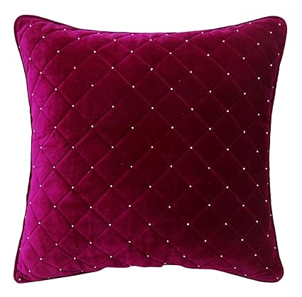 Amazon Com S4sassy Decorative Hand Beaded Quilted Cushion Cover