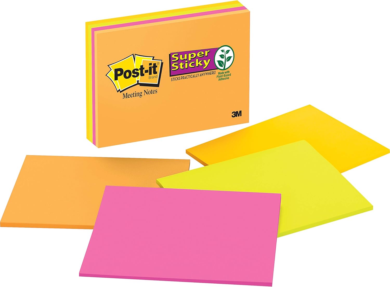 Postit Super Sticky Notes, 12,7 x 20,3 cm, Rio de Janeiro Collection
