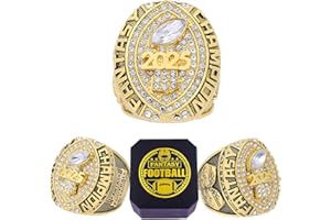 ZZXZJW 2025 Fantasy Football Championship Ring Trophy Award for Fantasy Football League Winner
