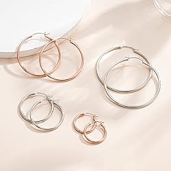 M MOOHAM Rose Gold Hoop