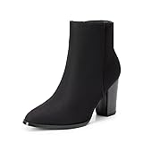 DREAM PAIRS Women's Ankle Boots Chunky Block Heel