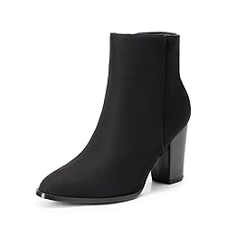 DREAM PAIRS Women's Ankle Boots Chunky Block Heel