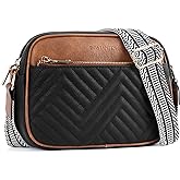BOSTANTEN Quilted Crossbody Bags for Women Vegan Leather Purses Small Shoulder Handbags with Wide Strap | Quilted, Small, with Wide Strap, Quilted, Purses, Small