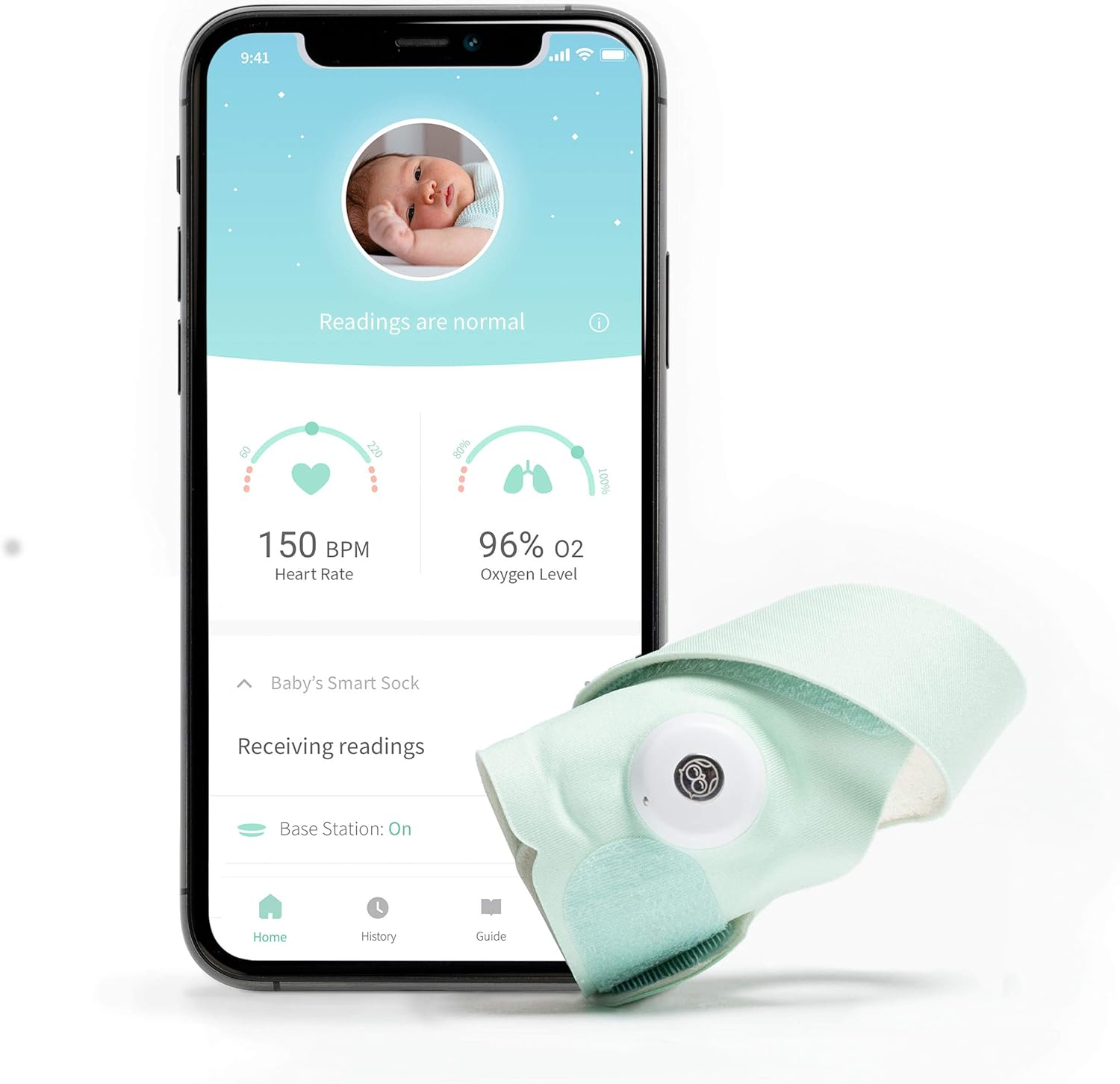oxygen and heart rate baby monitor