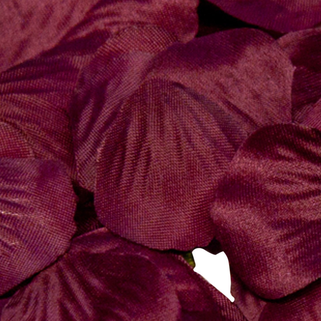 Burgundy Rose Petals Fabric Confetti (Bulk Bag of 1000 petals
