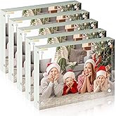 Syntrific 5x7 Acrylic Photo Frame 5Pack Premium Acrylic Photo Frame Magnetic Picture Frames Clear