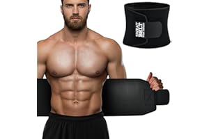 AMZBOSS Waist Trainer for Women & Men, Waist Sweat Band, Belly Band Sweat Belt, Stomach Wrap, Body Shaper Belt